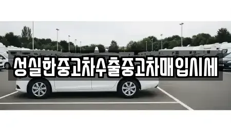 대구 수성구 매호동 중고차매입 전문 성실한중고차수출중고차매입시세
