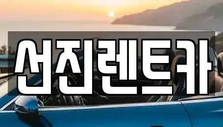 대구광역시 동구 율암동 렌트카 전문 선진렌트카