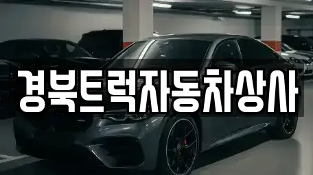 대구광역시 북구 관음동 중고차매매 전문 경북트럭자동차상사
