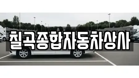 대구광역시 북구 관음동 중고차매매 전문 칠곡종합자동차상사