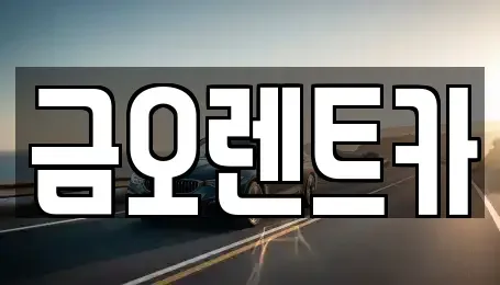 대구광역시 중구 북성로2가 렌트카 전문 금오렌트카