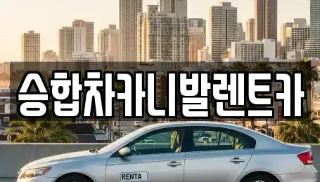 대전 대덕구 평촌동 렌트카 전문 승합차카니발렌트카