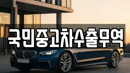 대전 동구 신안동 중고차 전문 국민중고차수출무역