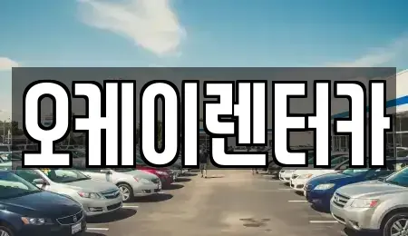 대전 유성구 외삼동 렌트카 전문 오케이렌터카