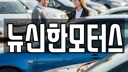 대전 중구 대흥동 중고차 전문 뉴신한모터스