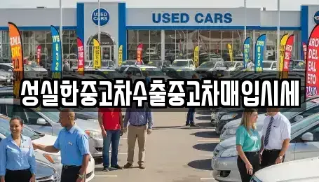 대전 중구 선화동 중고차 전문 성실한중고차수출중고차매입시세