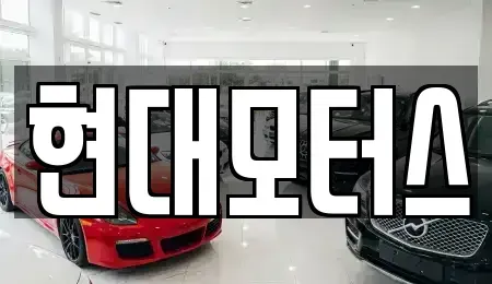 대전광역시 대덕구 용호동 중고차 전문 현대모터스