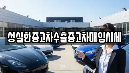 대전광역시 동구 구도동 중고차매매 전문 성실한중고차수출중고차매입시세