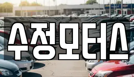 대전광역시 동구 구도동 중고차매매 전문 수정모터스