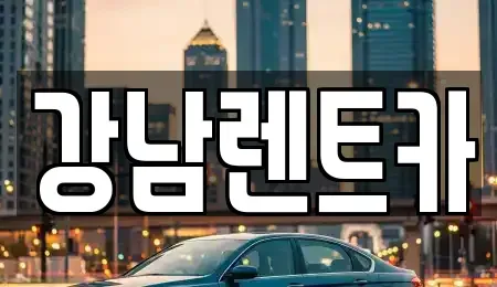 대전광역시 서구 복수동 렌트카 전문 강남렌트카