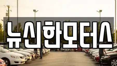 대전광역시 중구 사정동 중고차 전문 뉴신한모터스
