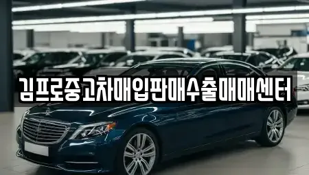 부산 사하구 중고차매입 전문 김프로중고차매입판매수출매매센터