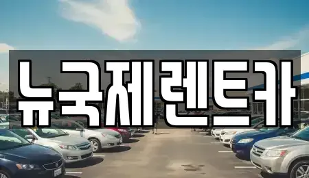 부산광역시 동래구 칠산동 렌트카 전문 뉴국제렌트카