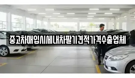 부산광역시 서구 서대신동2가 중고차매입 전문 중고차매입시세내차팔기견적가격수출업체