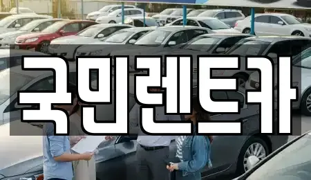 부산광역시 서구 토성동4가 렌트카 전문 국민렌트카