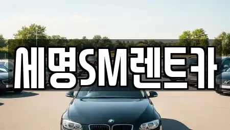 부산광역시 영도구 영선동4가 렌트카 전문 세명SM렌트카