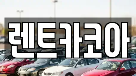 서울 노원구 중계동 렌트카 전문 렌트카코아