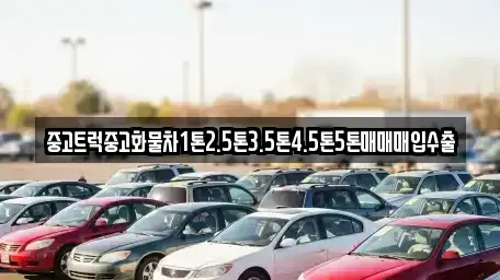 서울 노원구 중계동 중고차 전문 중고트럭중고화물차1톤2.5톤3.5톤4.5톤5톤매매매입수출