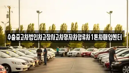 서울 마포구 아현동 중고차매입 전문 수출중고차법인차고장사고차망자차압류차1톤차매입센터