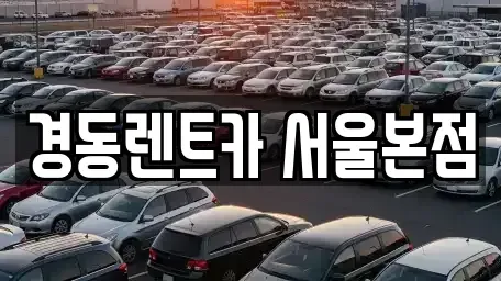 서울 서초구 원지동 단기렌트카 전문 경동렌트카 서울본점