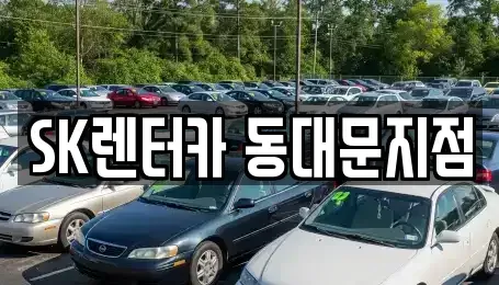 서울 성동구 금호동2가 렌트카 전문 SK렌터카 동대문지점