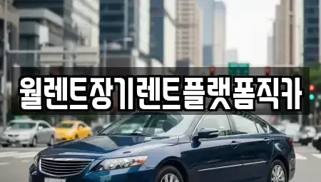 서울 성동구 금호동2가 장기렌트카 전문 월렌트장기렌트플랫폼직카