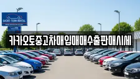 서울 성동구 금호동2가 중고차매입 전문 카카오토중고차매입매매수출판매시세