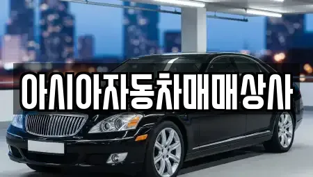 서울 성북구 종암동 중고차 전문 아시아자동차매매상사