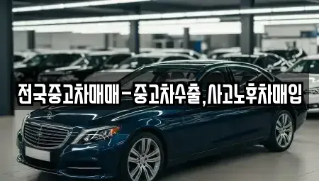 서울 종로구 적선동 중고차 전문 전국중고차매매-중고차수출,사고노후차매입