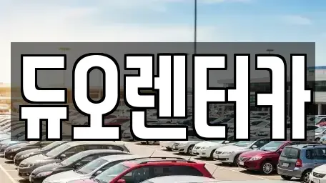 서울 중구 저동2가 렌트카 전문 듀오렌터카