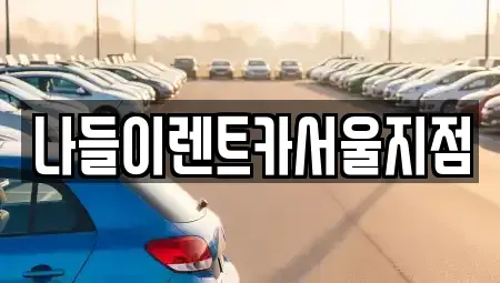 서울 중랑구 망우동 렌트카 전문 나들이렌트카서울지점