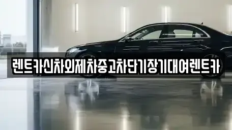 서울 중랑구 중화동 장기렌트카 전문 렌트카신차외제차중고차단기장기대여렌트카