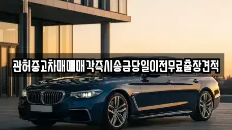 서울특별시 강북구 우이동 중고차매매 전문 관허중고차매매매각즉시송금당일이전무료출장견적