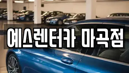 서울특별시 강서구 단기렌트카 전문 예스렌터카 마곡점