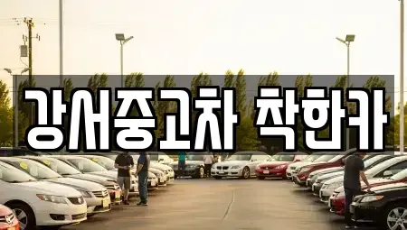 서울특별시 강서구 중고차매매 전문 강서중고차 착한카
