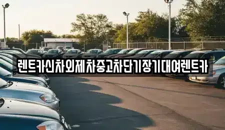 서울특별시 광진구 화양동 단기렌트카 전문 렌트카신차외제차중고차단기장기대여렌트카