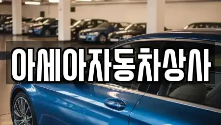 서울특별시 광진구 화양동 중고차매매 전문 아세아자동차상사