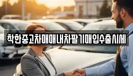 서울특별시 광진구 화양동 중고차매매 전문 착한중고차매매내차팔기매입수출시세