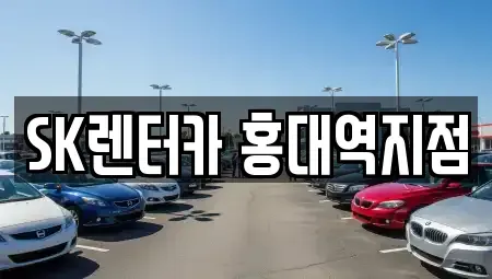 서울특별시 마포구 서교동 장기렌트카 전문 SK렌터카 홍대역지점