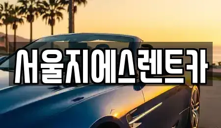 서울특별시 마포구 아현동 렌트카 전문 서울지에스렌트카
