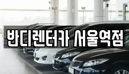서울특별시 서대문구 옥천동 렌트카 전문 반디렌터카 서울역점