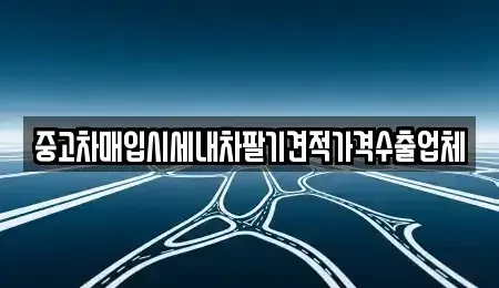 서울특별시 성북구 동소문동5가 중고차매입 전문 중고차매입시세내차팔기견적가격수출업체