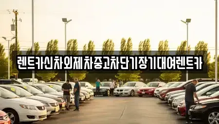 서울특별시 송파구 잠실동 단기렌트카 전문 렌트카신차외제차중고차단기장기대여렌트카