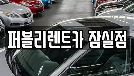 서울특별시 송파구 잠실동 렌트카 전문 퍼블리렌트카 잠실점
