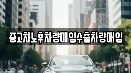 서울특별시 송파구 잠실동 중고차매입 전문 중고차노후차량매입수출차량매입