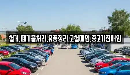 서울특별시 송파구 잠실동 중고차매입 전문 철거,폐기물처리,유품정리,고철매입,중고가전매입