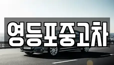 서울특별시 영등포구 중고차매매 전문 영등포중고차