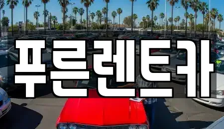 서울특별시 용산구 용문동 렌트카 전문 푸른렌트카