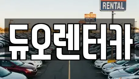 서울특별시 종로구 권농동 렌트카 전문 듀오렌터카