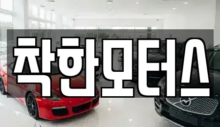서울특별시 종로구 옥인동 중고차매매 전문 착한모터스